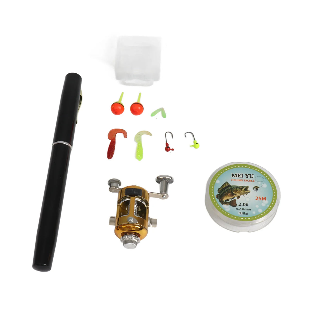 Telescopic Fishing Rod With Reel Portable Pocket Pen Angling Set