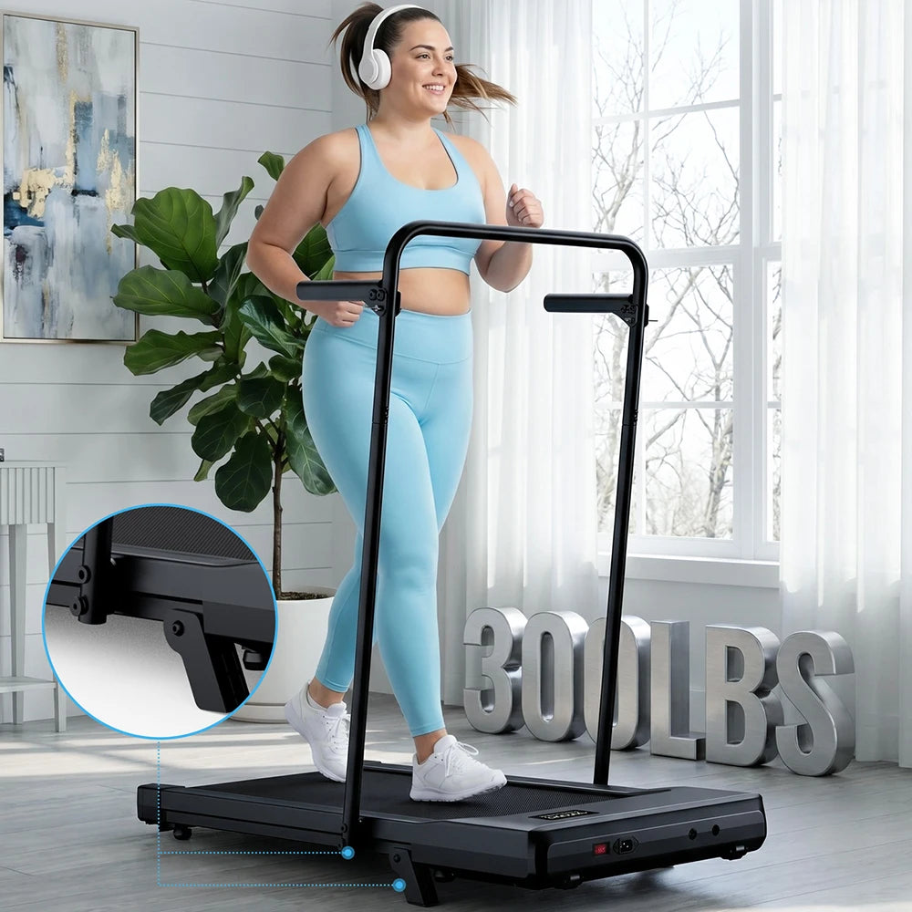 Superun Foldable Treadmill For Home With Adjustable Incline