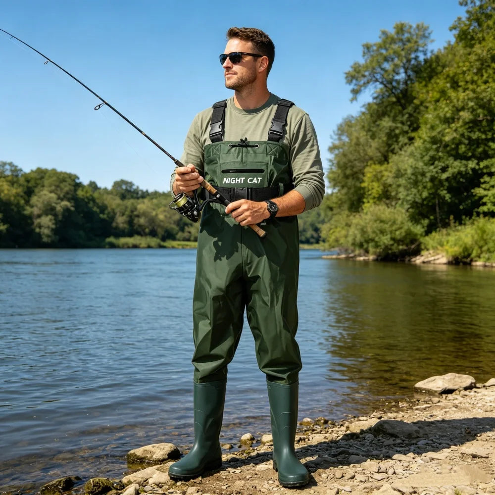 Night Cat Waterproof Chest Wader For Fishing And Hunting