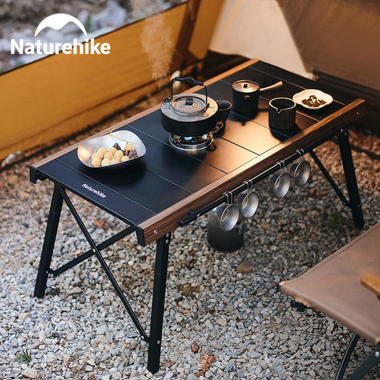 Naturehike Portable Aluminum Folding IGT Camping Grill Table