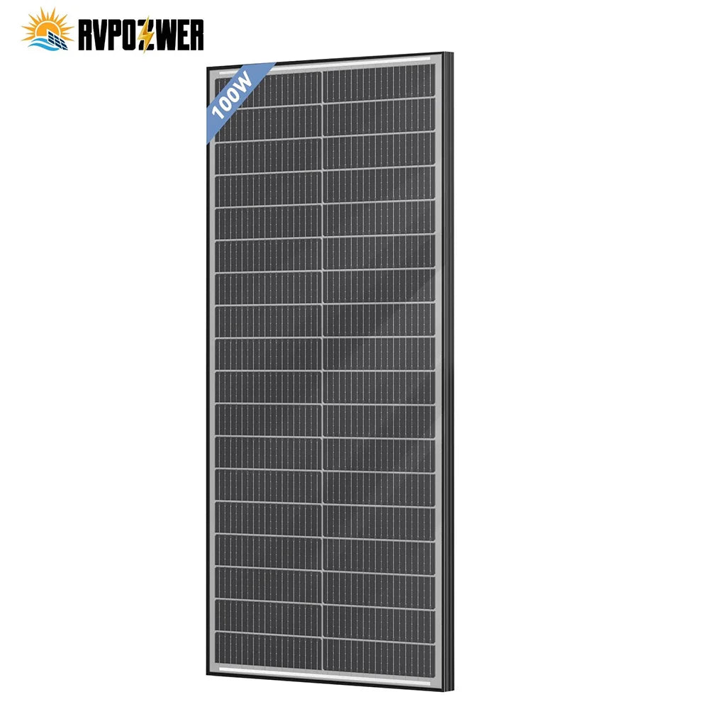 RVPOZWER 400W Bifacial Mono Solar Panel 18BB High Efficiency Module