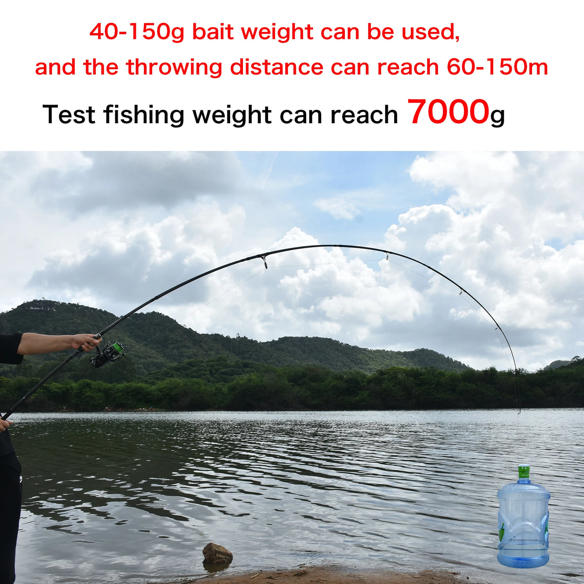 BIUTIFU Carbon Fiber Carp Fishing Rod For Shore Casting