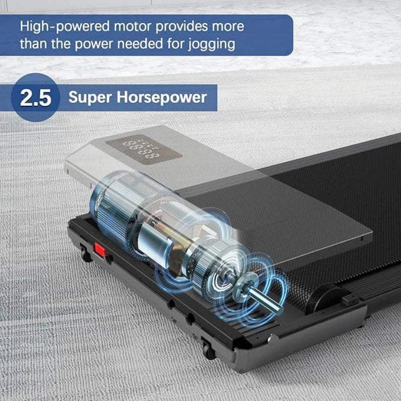 Superun 2.5HP Home Treadmill With Bluetooth And Lcd Display