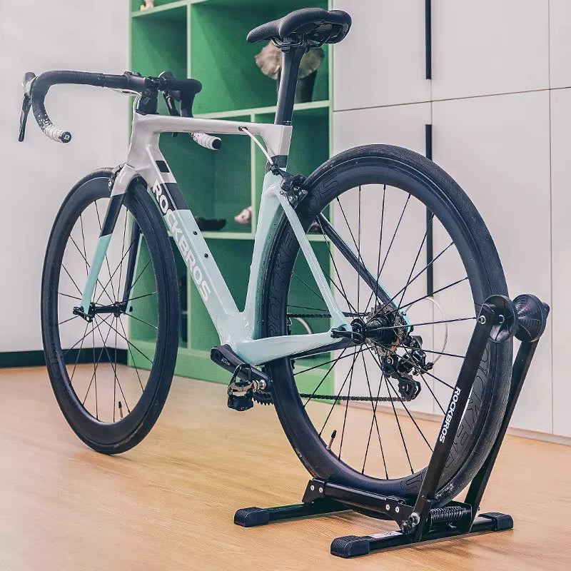 ROCKBROS Steel Indoor Bicycle Parking Stand Floor Storage Rack Support