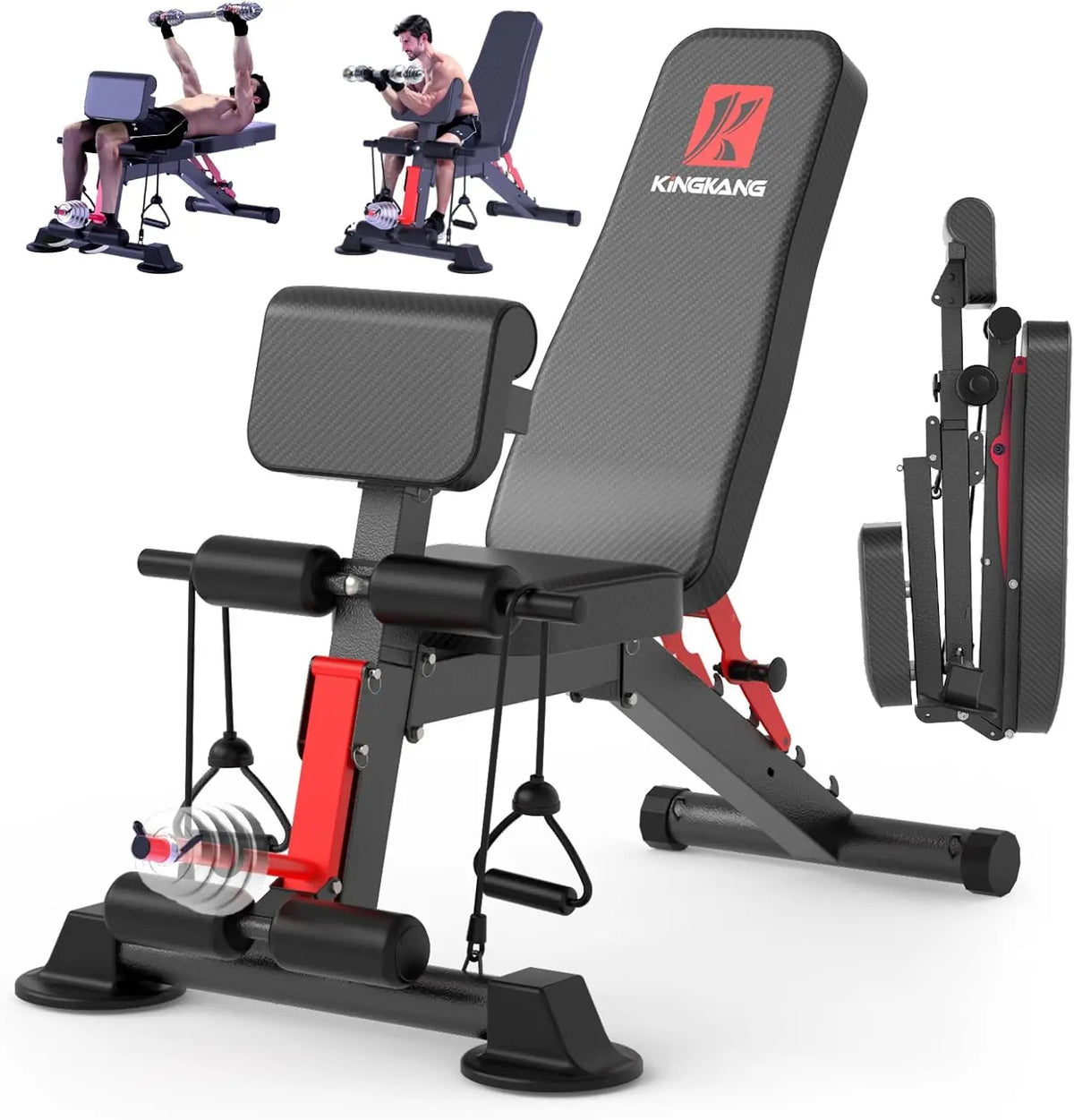 14-In-1 Foldable Dumbbell Weight Bench For Home Gym