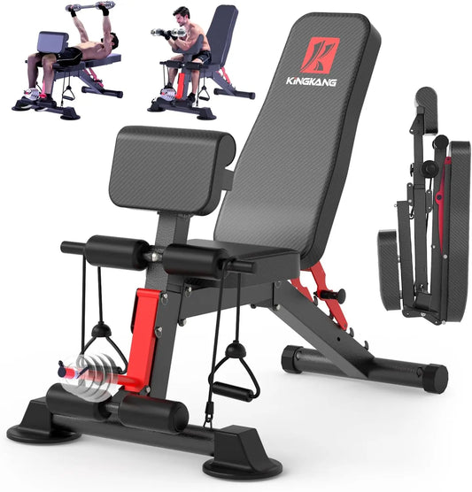 14-In-1 Foldable Dumbbell Weight Bench For Home Gym