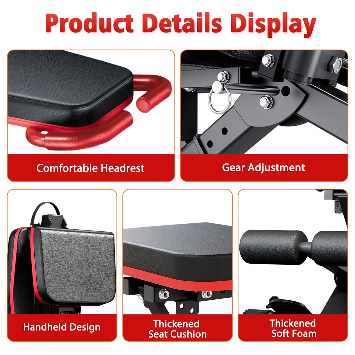 Foldable Multi Functional Dumbbell Bench for Full Body Workouts