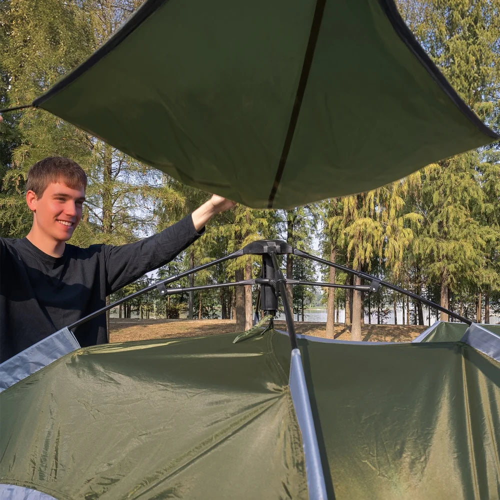 Night Cat Automatic Waterproof Camping Tent With Porch And Rainfly