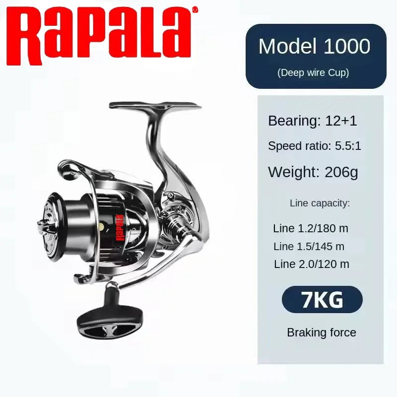 Rapala Spinning Fishing Reel For Saltwater With Aluminum Spool