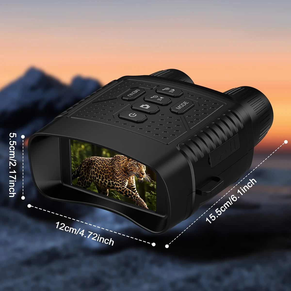 Digital Night Vision Binoculars With Large Screen And 6X Zoom