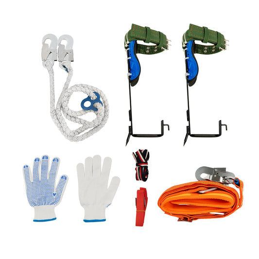 Professional Steel Tree Climbing Ascension Gear Set For Outdoors
