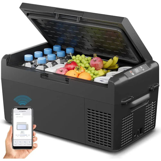 Compact Portable Electric Cooler For Car RV Camping And Travel