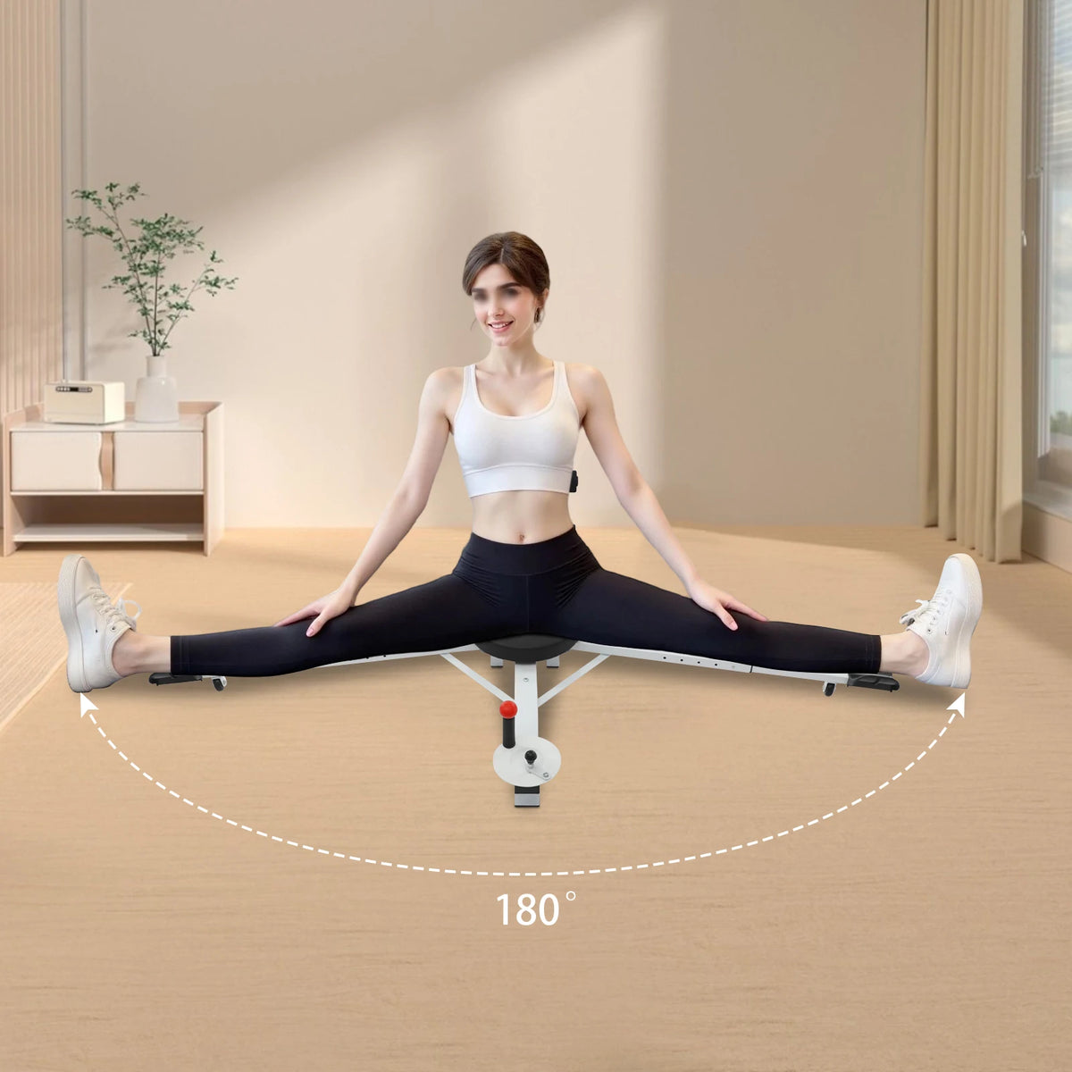 Heavy Duty Adjustable Leg Stretcher For Yoga Dance Flexibility Training