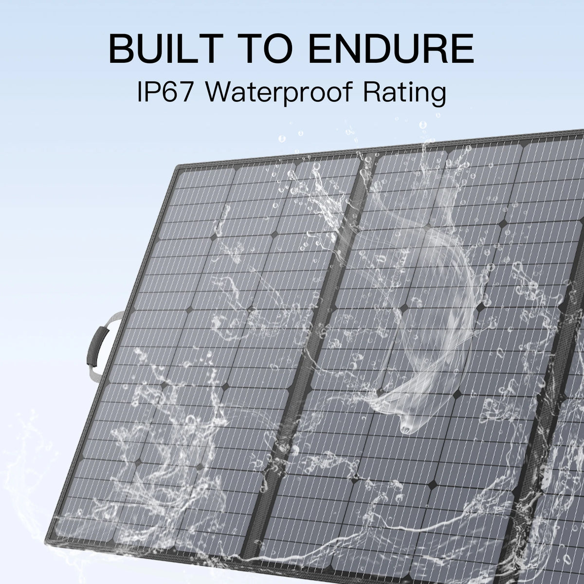 Mhpows Foldable 400W Monocrystalline Solar Panel Waterproof Portable