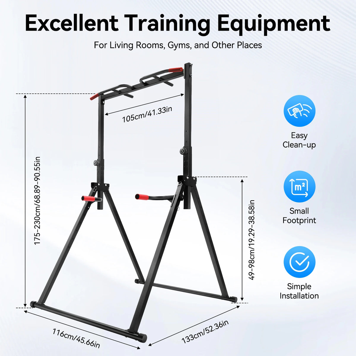 Adjustable Home Foldable Pull Up Station For Strength Training