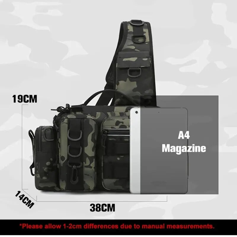 Furukroa Fishing Tackle Backpack With Lure Storage And Rod Holder