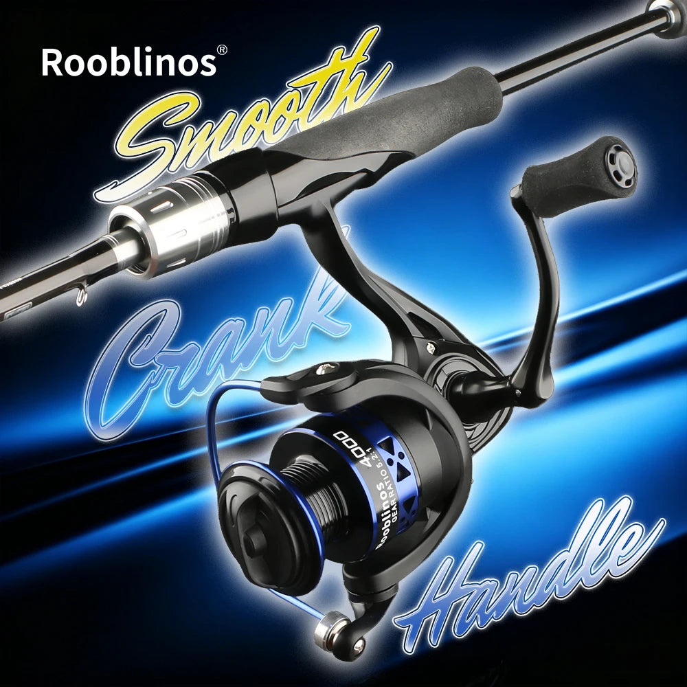 Rooblinos Easting Spinning Reel With Metal Spool For Fishing