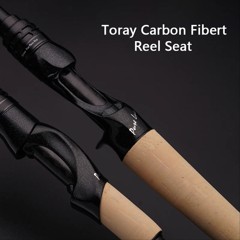 PURELURE Travel Soft Lure Spinning and Casting Fishing Rods