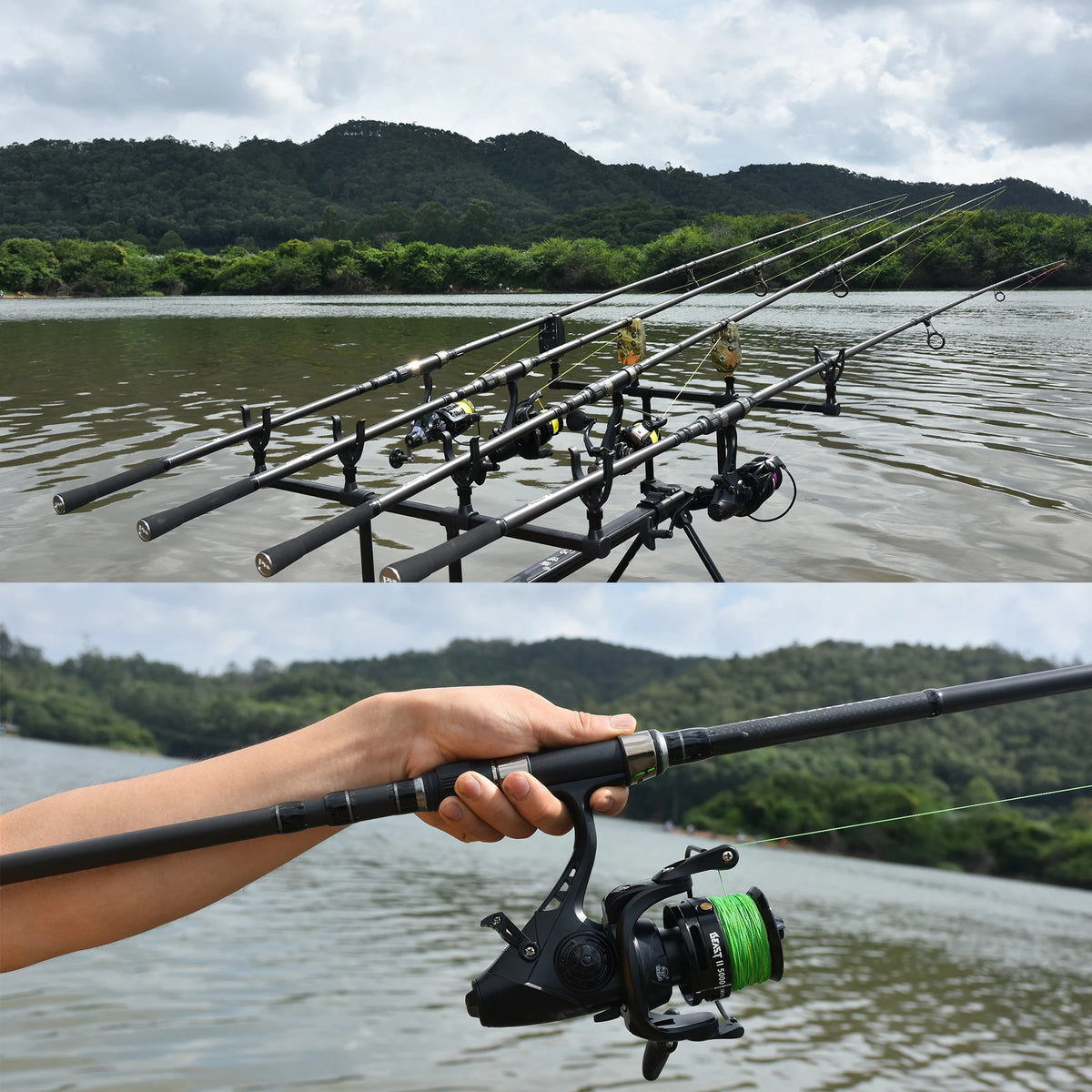 BIUTIFU Carbon Fiber Carp Fishing Rod For Shore Casting
