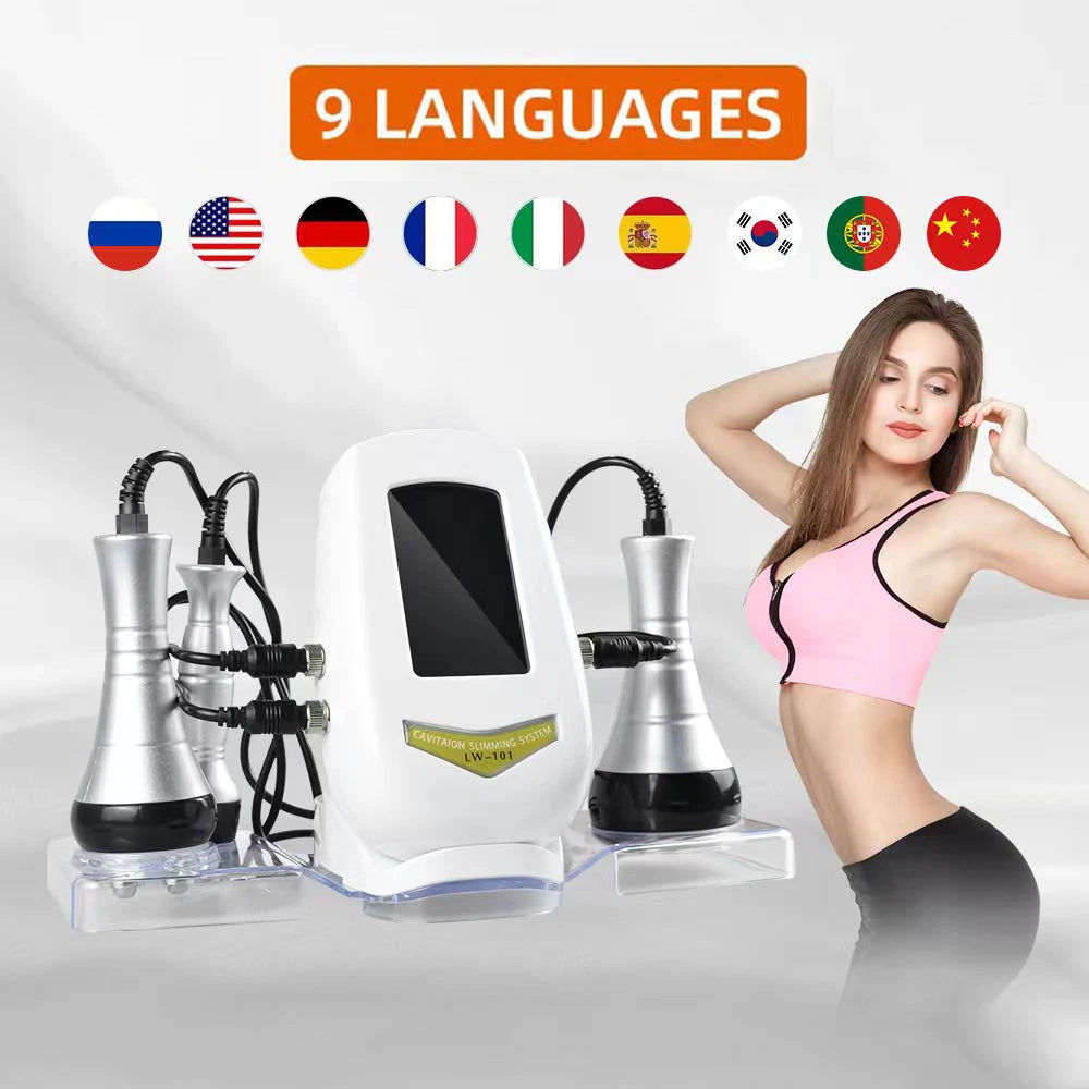 MISSHEART 40K Cavitation Machine Face Body Tightening Lifting Spa Device