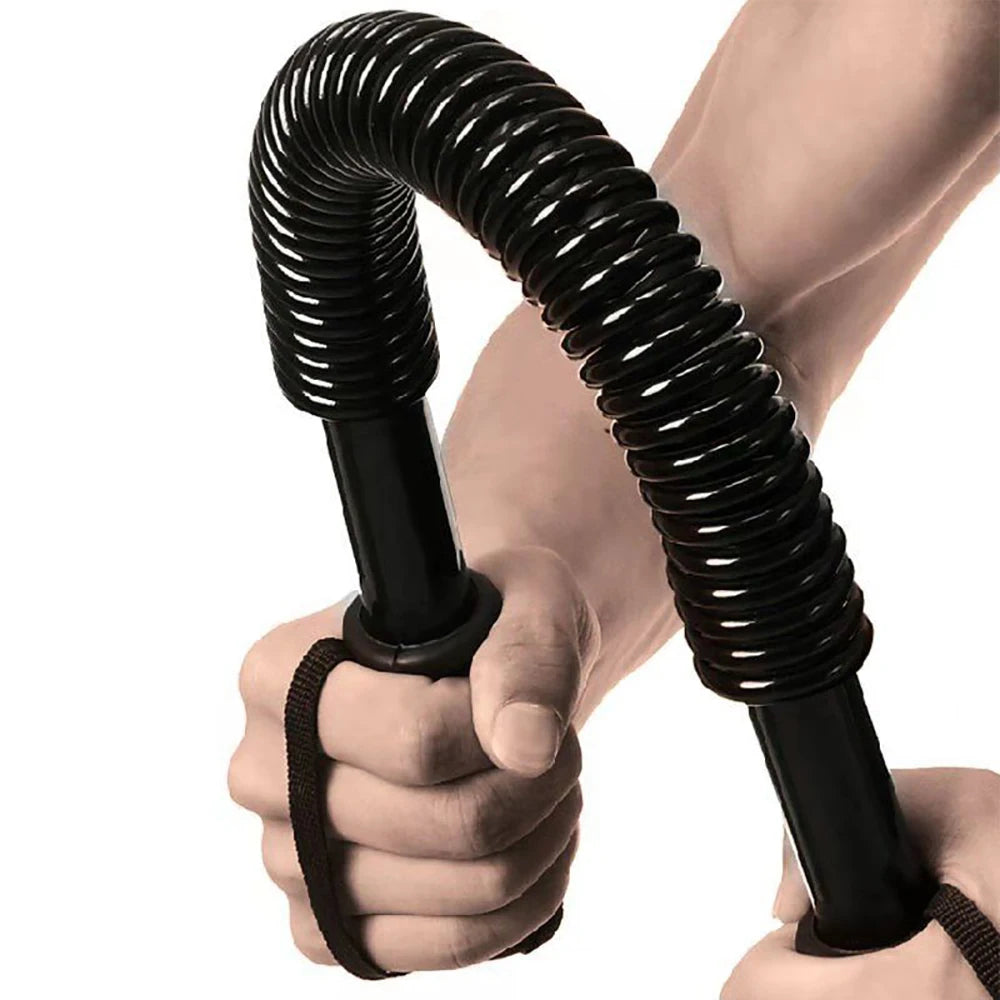 Adjustable Spring Arm Strength Bar For Chest And Biceps Training