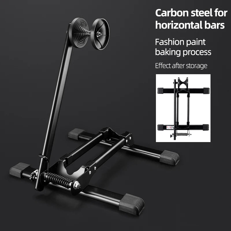 ROCKBROS Steel Indoor Bicycle Parking Stand Floor Storage Rack Support