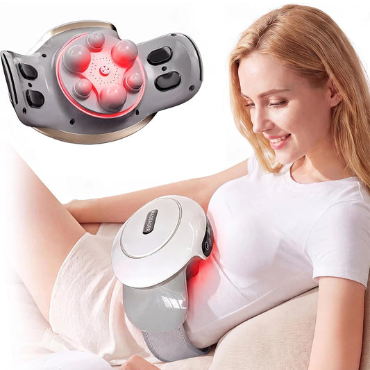 Homemassa Heated Abdominal Massager Rechargeable Wireless Belt