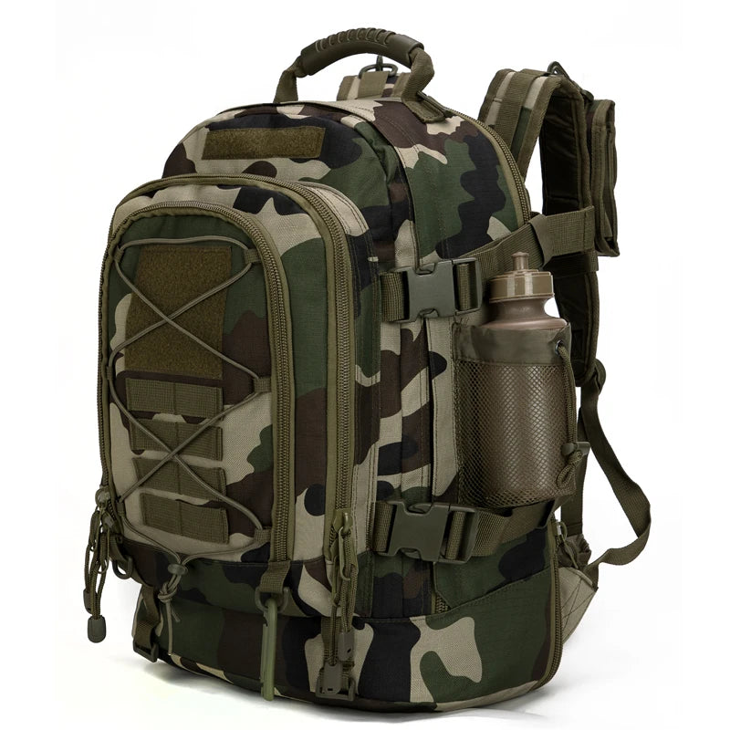 Lqarmy Military Tactical Backpack Molle Nylon Rucksack For Outdoor Hiking