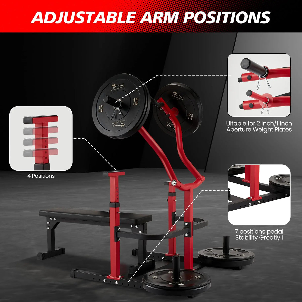 Adjustable Converging Chest Press Machine For Strength Training