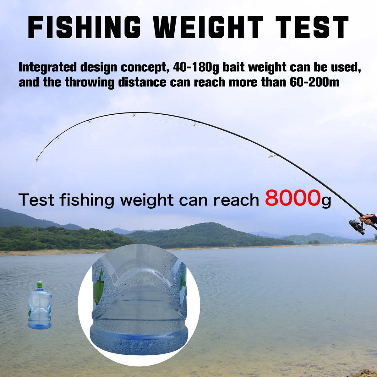 Biutifu Bigfish Carp Surfcasting Fast Action Carbon Spinning Rod