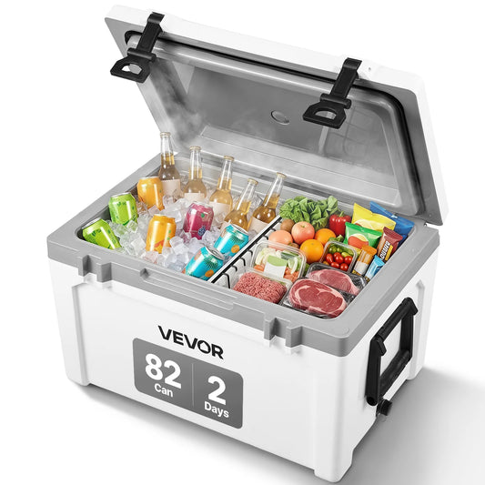 VEVOR Fully Insulated Portable Hard Cooler For Outdoor Travel