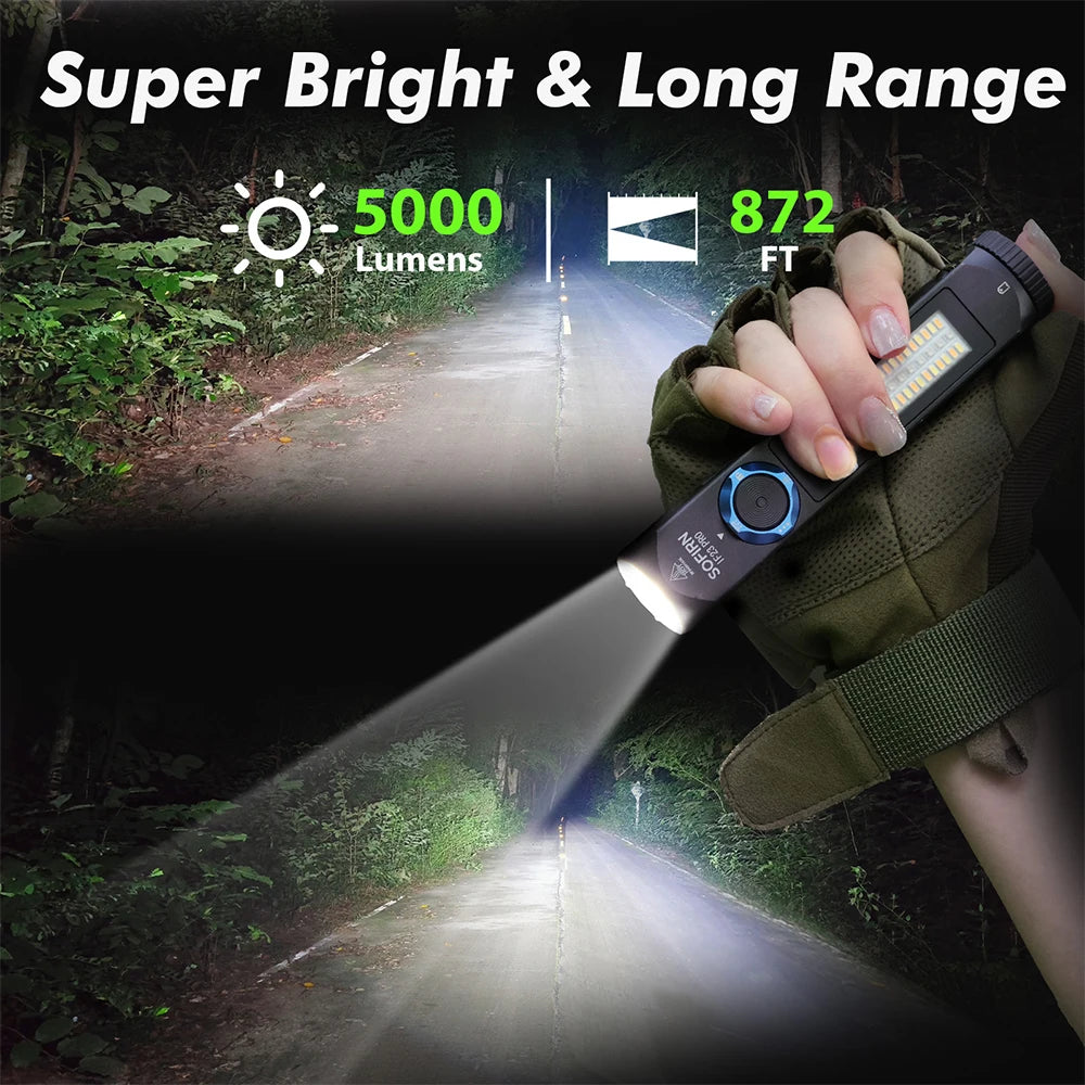 Sofirn IF23 Pro XHP70B LED Flashlight Rechargeable Portable