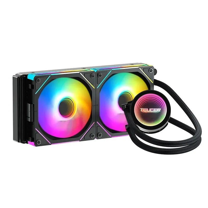 LDPCSJ ARGB AIO Liquid CPU Water Cooler Gaming Desktop