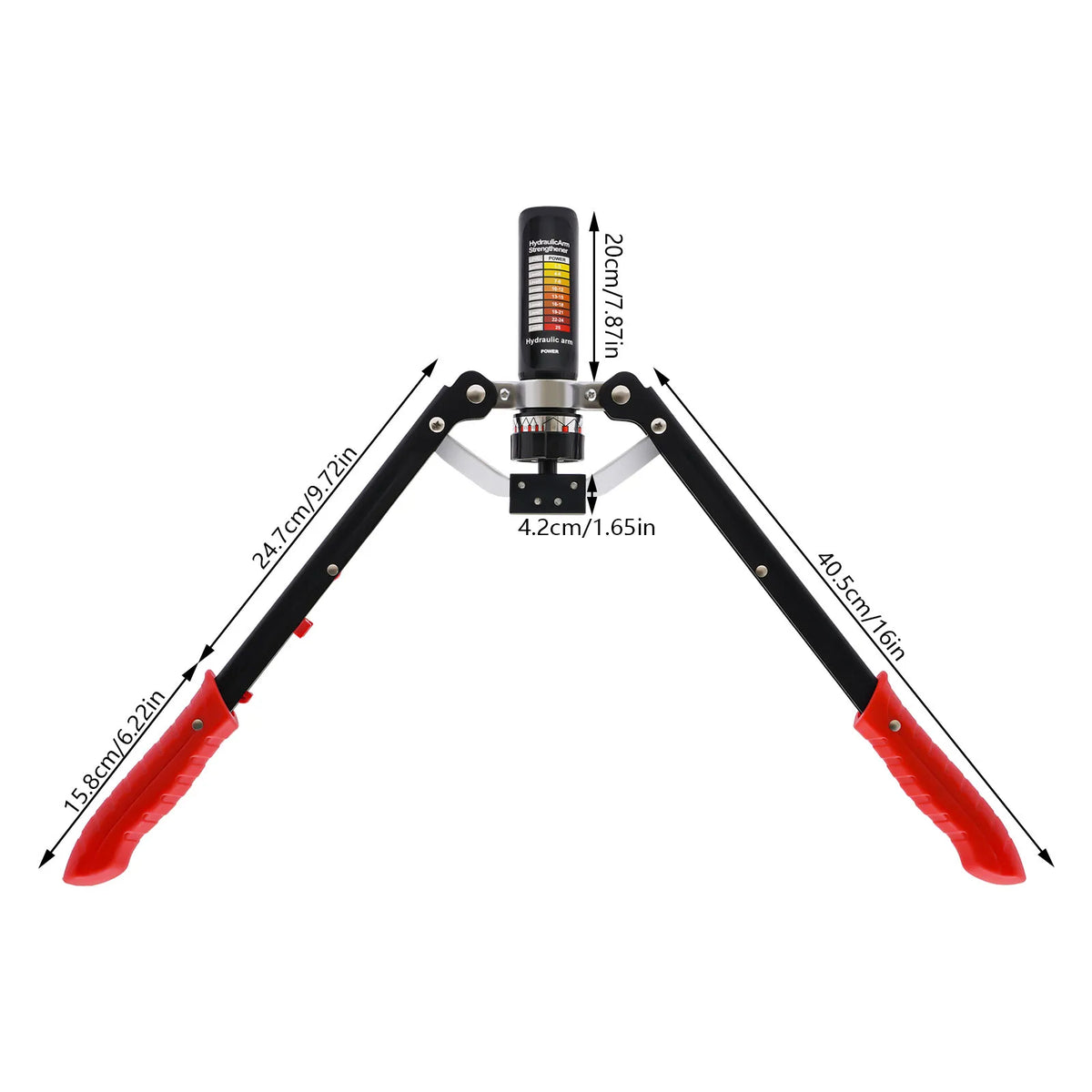 Hydraulic Power Twister Adjustable Chest Expander Upper Body Strength Trainer