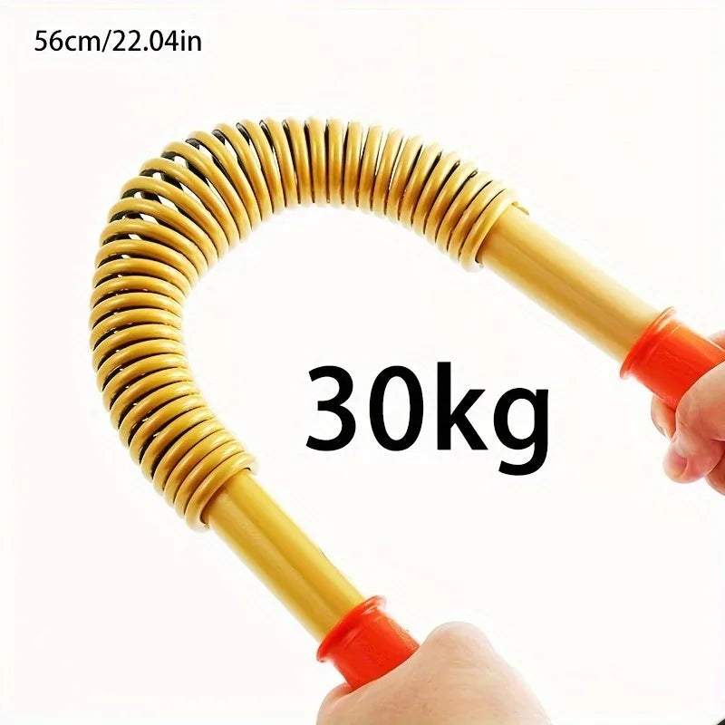 Adjustable Spring Arm Strength Bar For Chest And Biceps Training