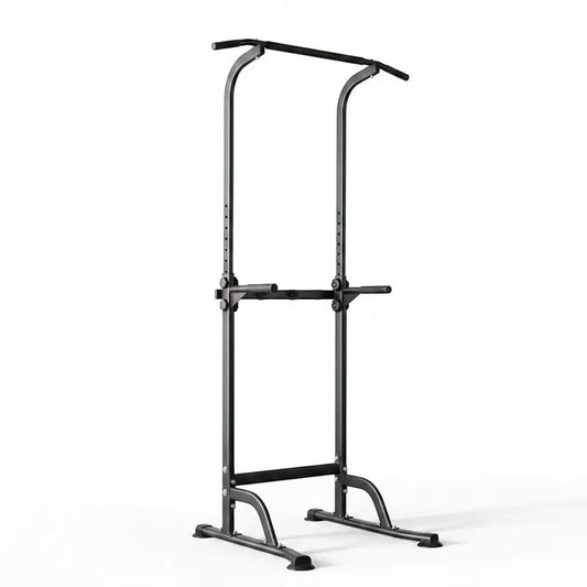 HiMiss Power Tower Pull Up Dip Station Home Gym Fitness