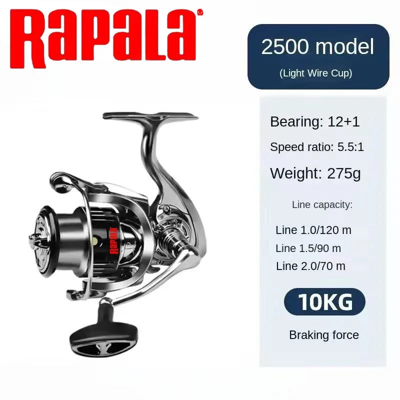 Rapala Spinning Fishing Reel For Saltwater With Aluminum Spool
