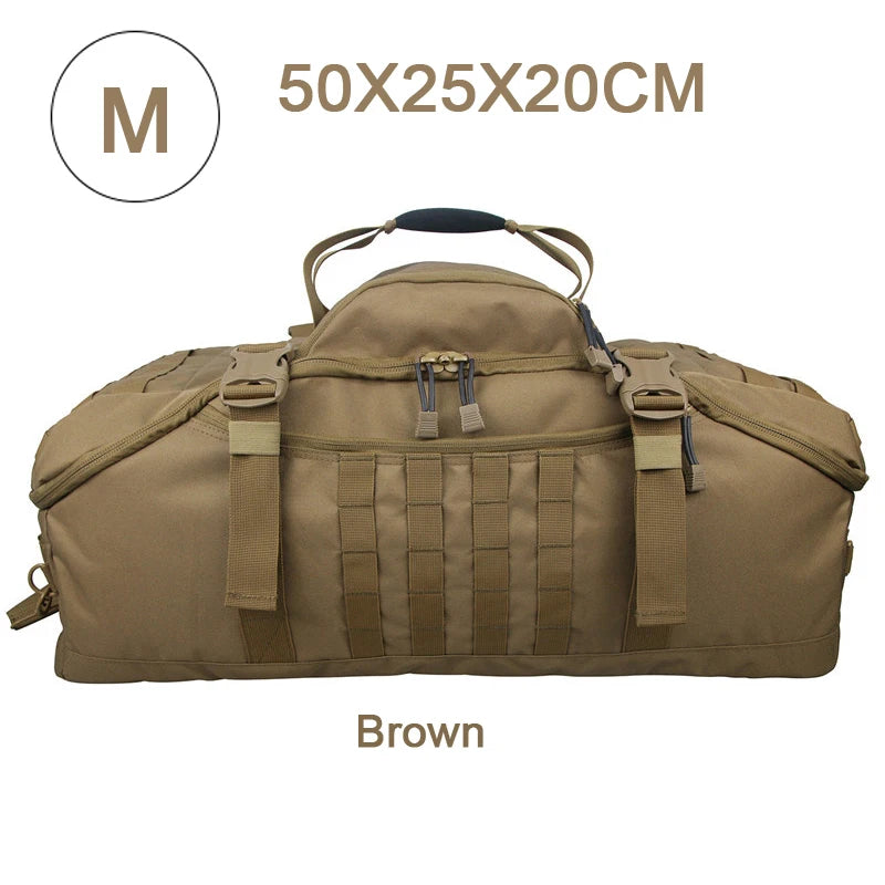 LQARMY Tactical MOLLE Backpack for Hiking Camping Travel and Mountaineering