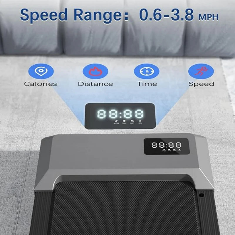 Superun 2.5HP Electric Treadmill With Bluetooth App Tracking