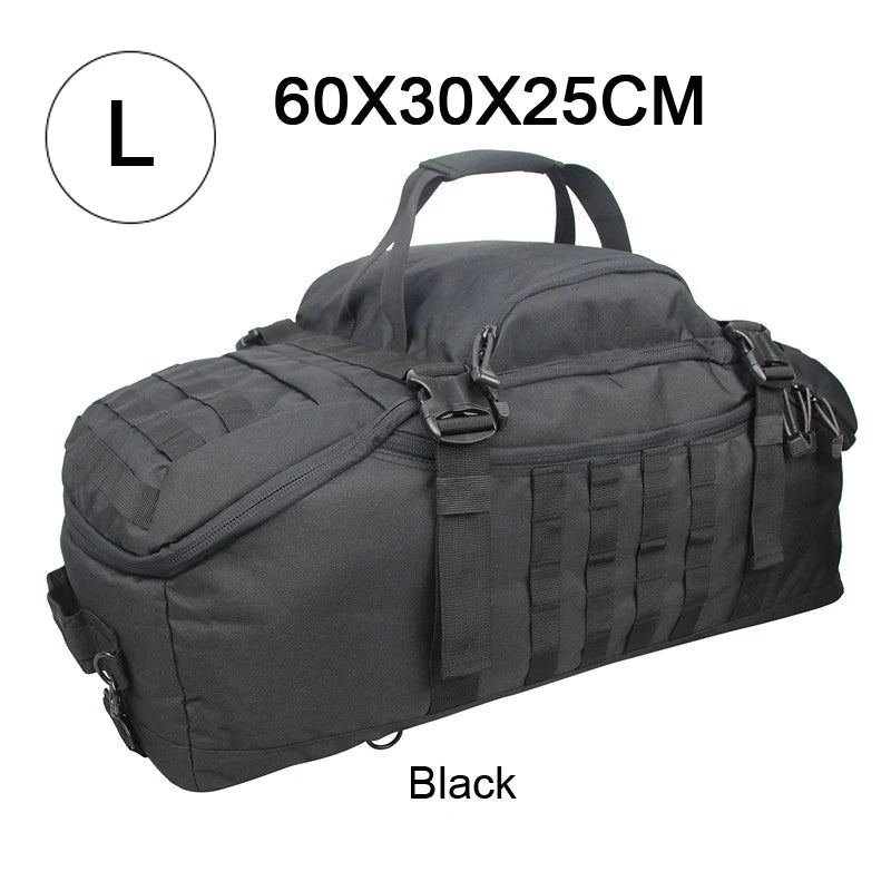 LQARMY Tactical MOLLE Backpack for Hiking Camping Travel and Mountaineering
