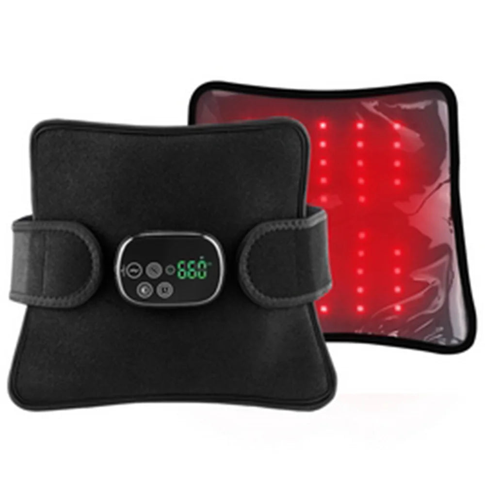 Rechargeable Red Light Therapy Belt With Heat And Vibration