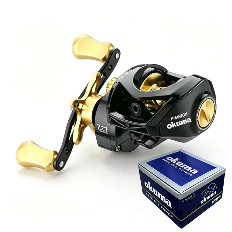 OKUMA Baitcast Reel for Bass Freshwater and Ocean Fishing