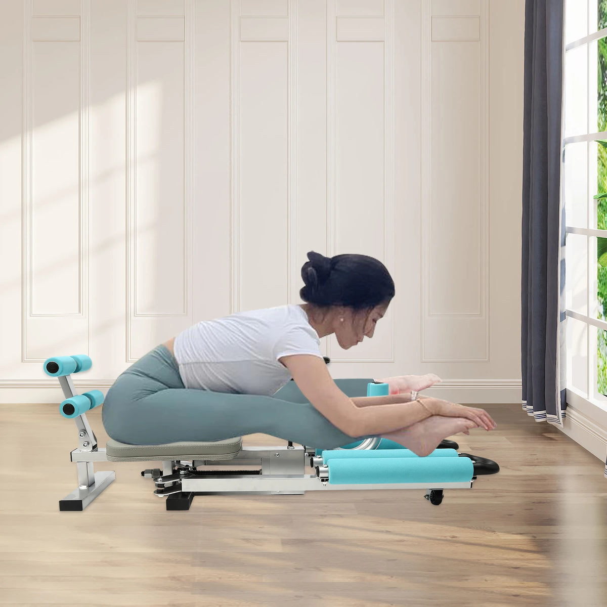 Professional Adjustable Leg Stretcher For Fitness And Flexibility