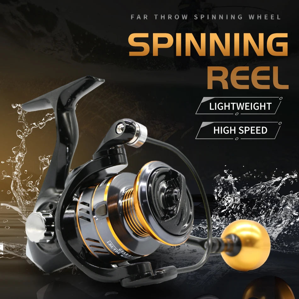 Rooblinos High Speed Spinning Fishing Reel With Metal Reel Cup