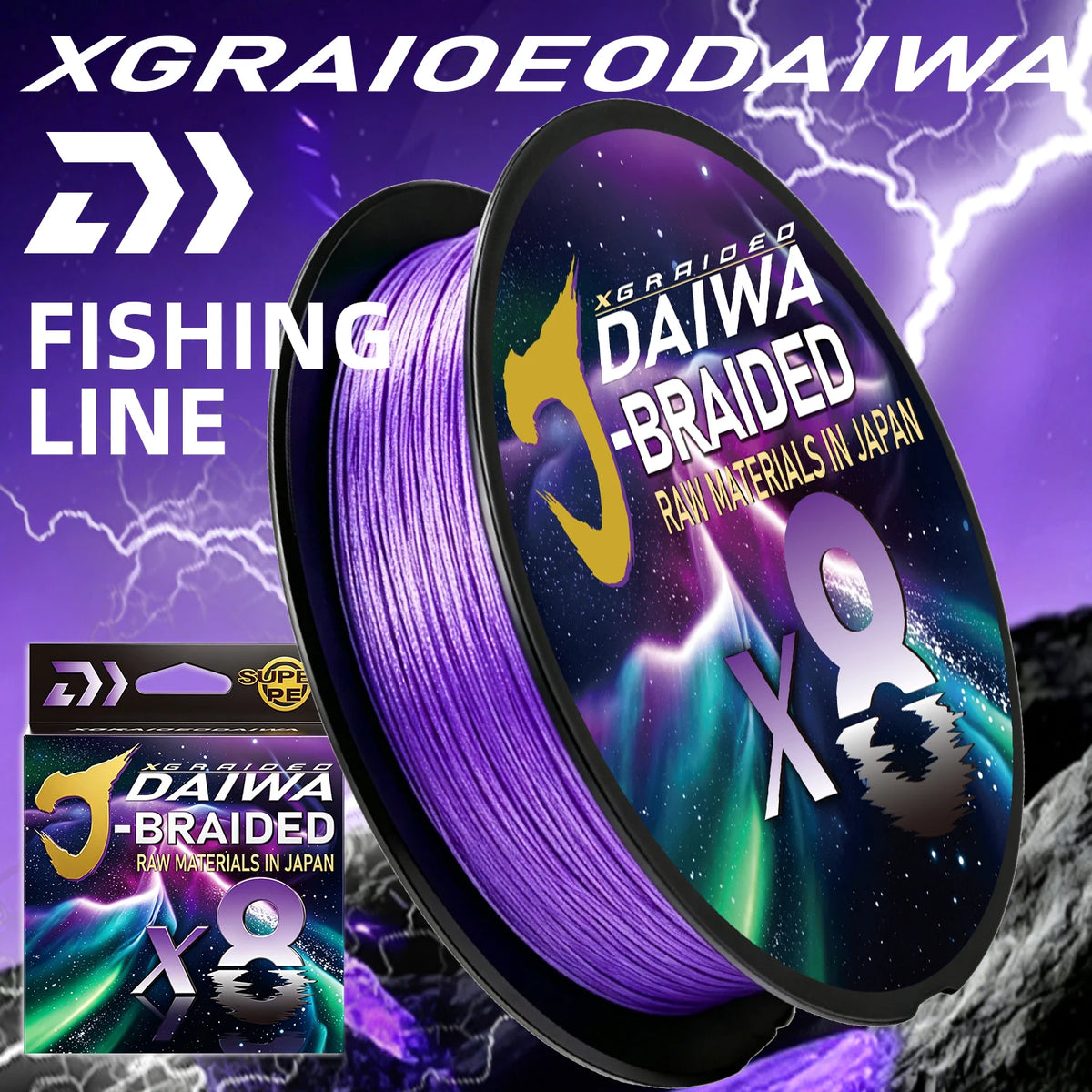 Eight Strand Braided PE Line For Sea And Ocean Fishing