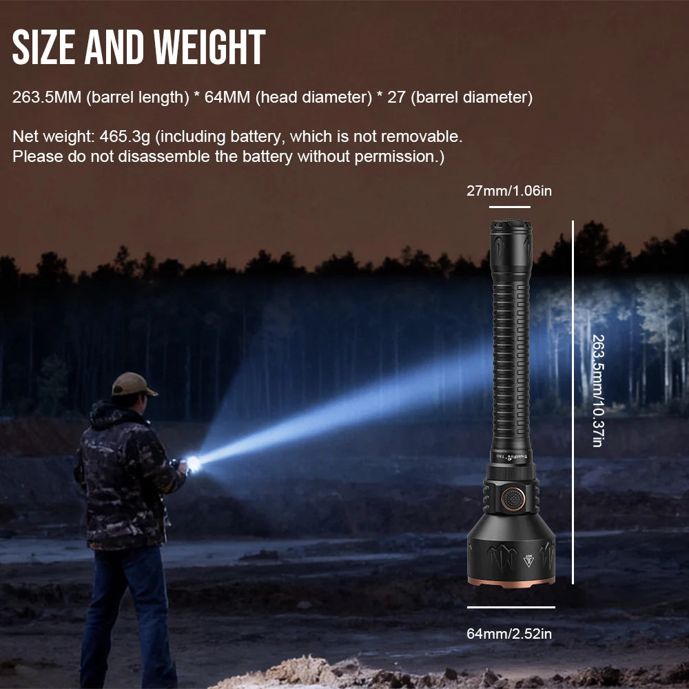 TrustFire 3800 Lumens Tactical LED Rechargeable Flashlight