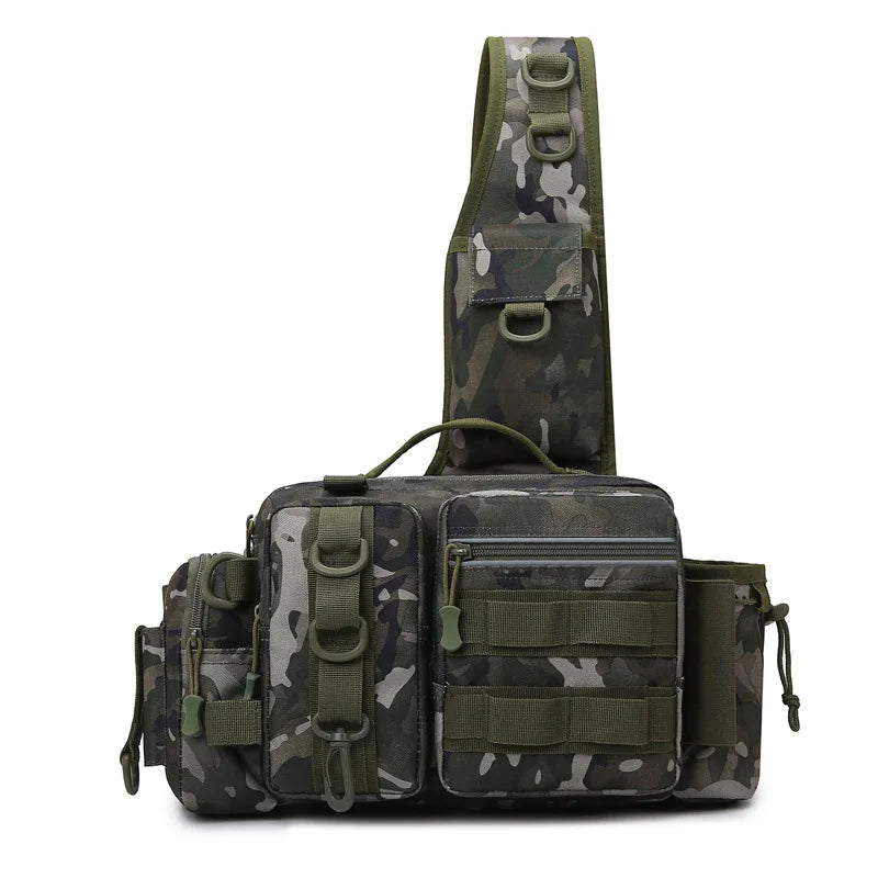 Furukroa Fishing Tackle Backpack With Lure Storage And Rod Holder