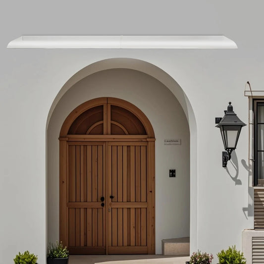 Bymaocar Invisible Front Door Awning Outdoor Rain Shelter Canopy