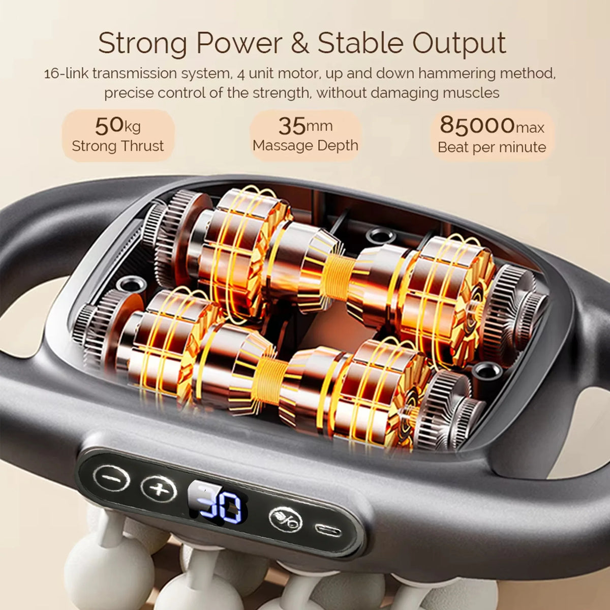Electric Deep Tissue Percussion Massage Gun For Body Therapy