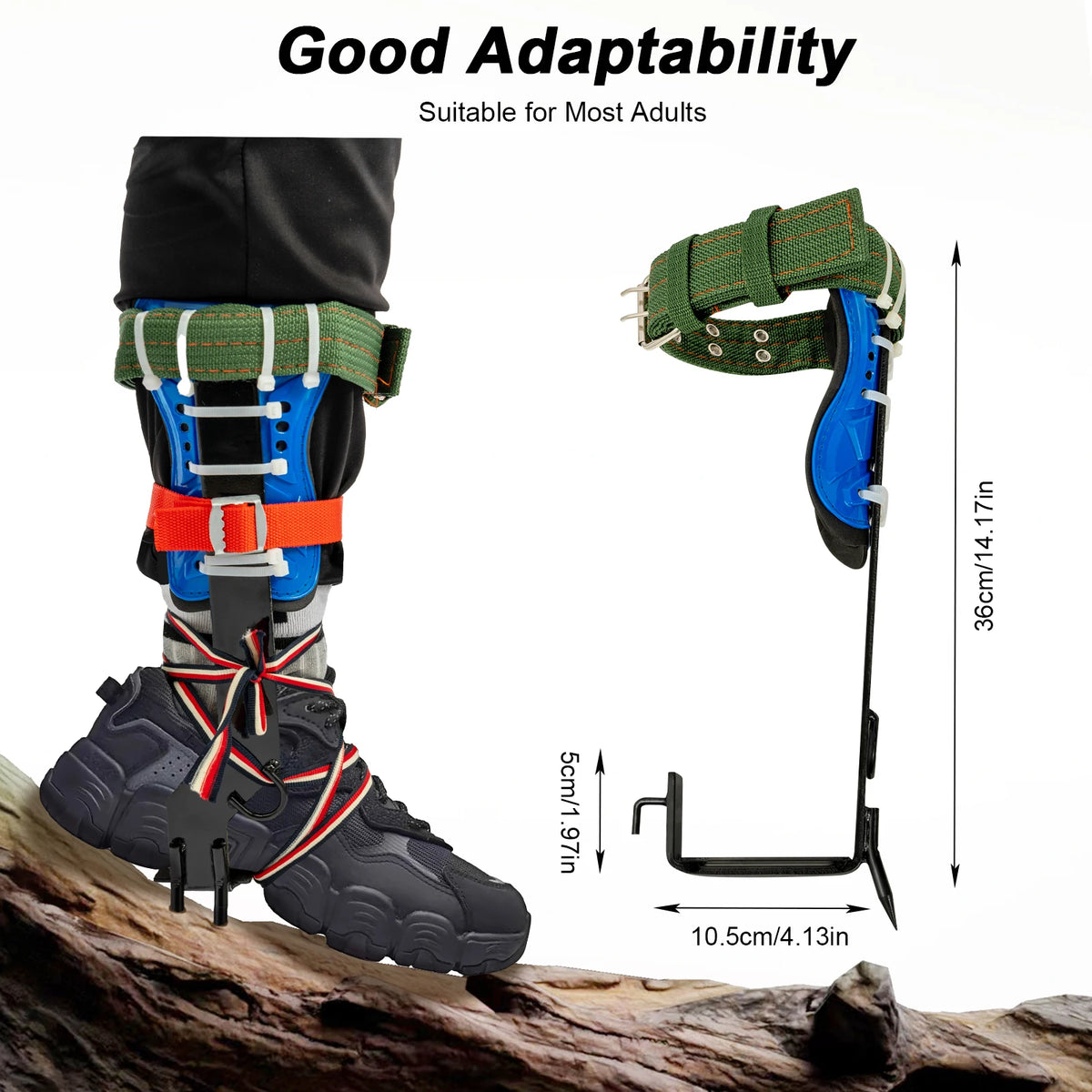Professional Steel Tree Climbing Ascension Gear Set For Outdoors